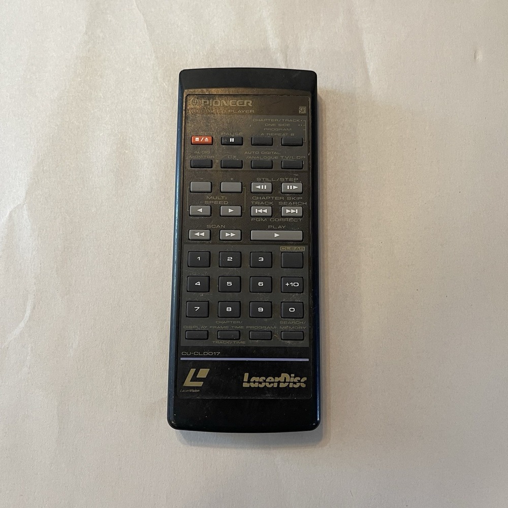 Pioneer CU-CLD017 Laserdisc Player Remote CLD-1070 Laser Disc OEM RARE
